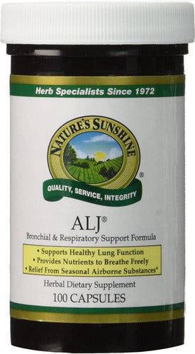 Nature´s Sunshine - Alj 100 Caps, Soporte Salud Respiratoria