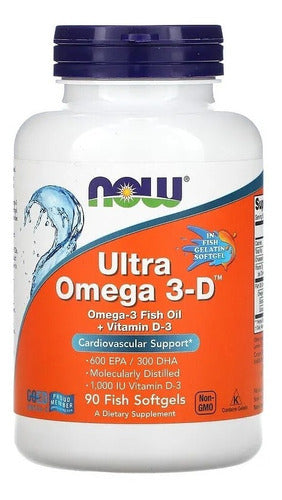 Now - Ultra Omega 3 Con Vitamina D3 1000ui 90 Cápsulas
