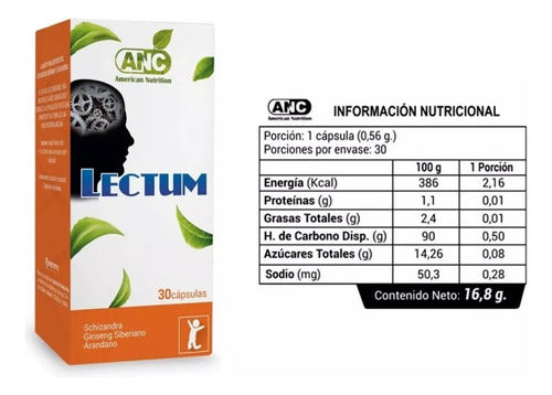 Lectum (ginseng Siberiano + Schizandra) 30 Cáps