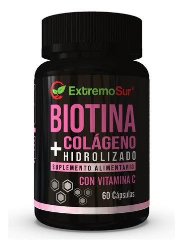 Extremo Sur- Biotina + Colágeno Hidrolizado 60 Cápsulas