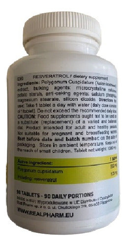  Real Pharm - Resveratrol 500mg 90tabs