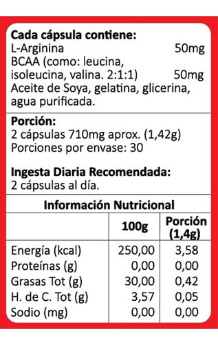 Avanti- L-Arginina Plus 60 Cápsulas