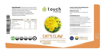 Touch Of Synergy - Uña De Gato (artritis, Artrosis) 90 Caps