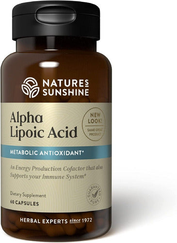 Nature's Sunshine - Acido Alfa Lipoico, 60 Capsules
