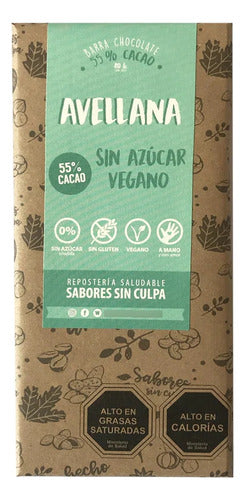 Sabores Sin Culpa Barra De Chocolate 40g Sin Gluten/azucar