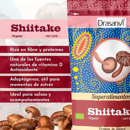 Drasanvi - Shiitake Bio Doypack 125 Gramos