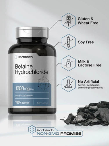 Horbaach- Betaina 1200mg 180 Capsulas