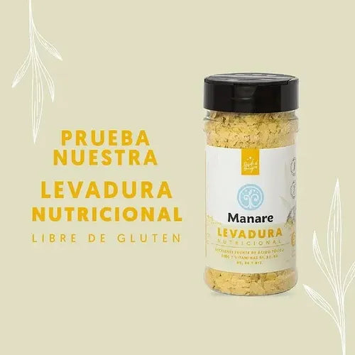 Manare- Levadura Nutricional En Copos 100 gramos