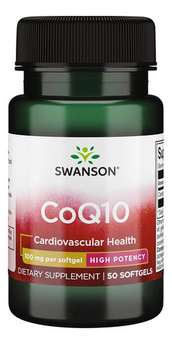 Swanson - Coq10 100mg  salud cardiovascular 50 Softgels