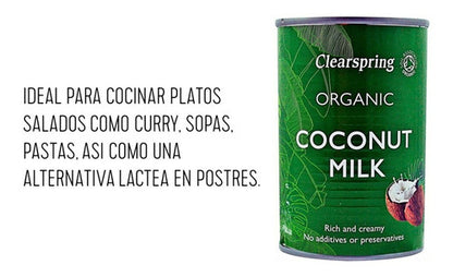 Clearspring - Leche De Coco 400ml