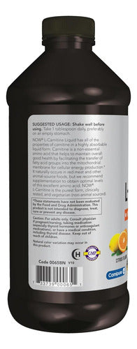 Now Foods - Carnitina Liquida L-carnitine Rapida Absorción
