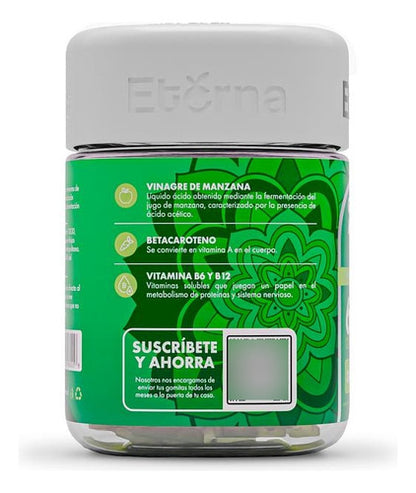 Eterna Nutrition - Vinagre Sidra De Manzana 60 Gomitas