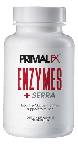 Primal Fx - Enzymes + Serra 60 Caps Sin Sabor