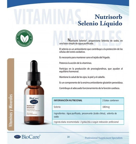 Biocare Selenium Líquido 15ml