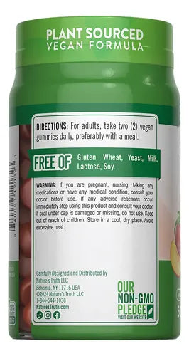 Gomitas Veganas Omega 3 6 7 9 360mg Durazno 50 Unidades Nature's Truth