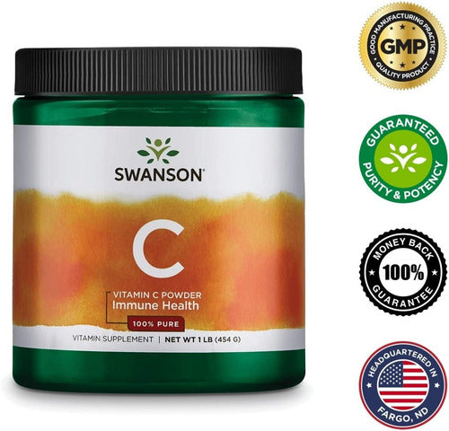 Swanson- Vitamina C Polvo 454 gramos