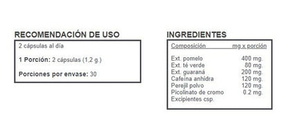 Citrugras  60 Cápsulas En Estuche (dieta Y Control De Peso)