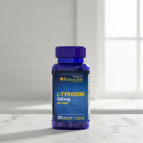 Puritan's Pride - L-tirosina 500 Mg 100 Capsulas N/a