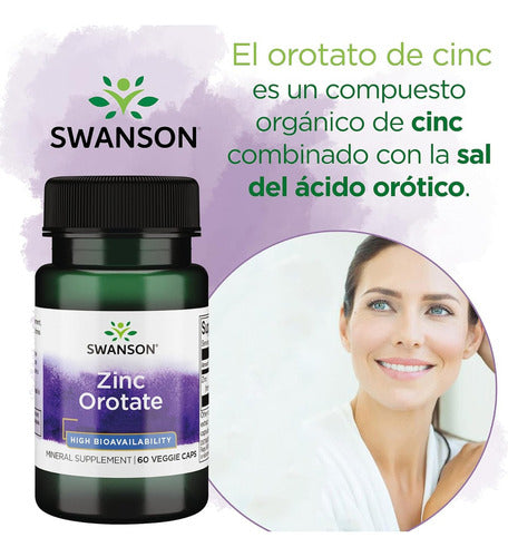 Zinc Orotate/orotato De Zinc 10 Mg 60caps Vegetales