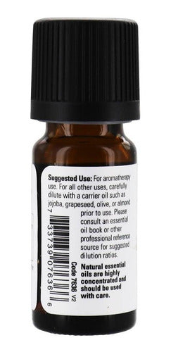 Aceite Esencial Now Vetiver 100% Puro 10 Ml