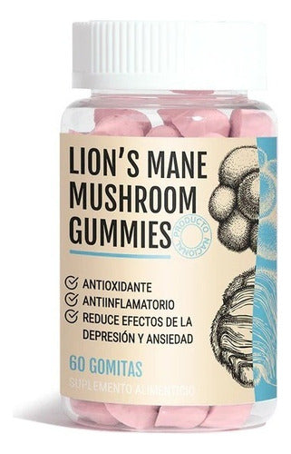 Melena De León Gomitas 60 Unidades Sabor Frutilla