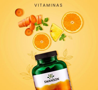 Swanson - Vitamina B6 Pyridoxine 100mg 100 Capsulas