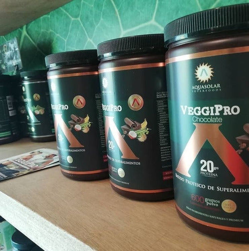 Aquasolar - Veggipro Chocolate 600g Polvo