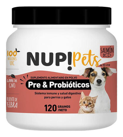 Nup!- Pre Y Probióticos para perros Y gatos 120gramos