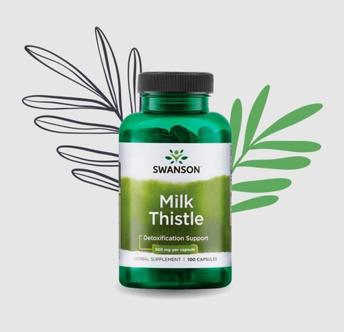 Swanson- Milk Thistle vcardo mariano  (full Spectrum) 500mg 100 Capsulas