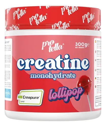 Creatina Monohidratada Protella Sabor Lollipop 300g Creapure