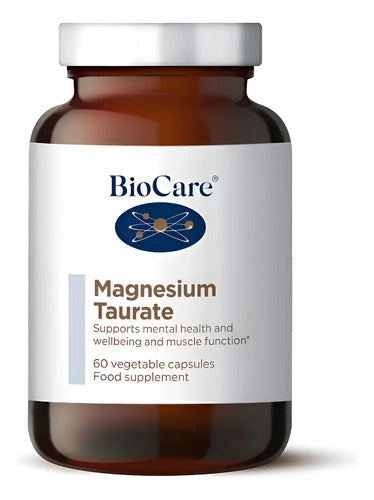 Biocare - Taurato De Magnesio 60 Caps Sin Sabor
