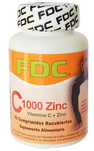 Fdc- Vitamina C 1000 Mg + Zinc   60 Comprimidos