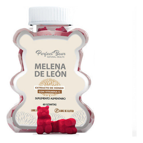 Melena De Leon Mas Vitamina C, 1 Mes Perfect Bear Sabor Berries