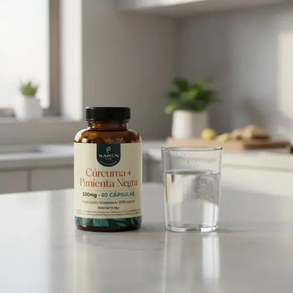 Karun Life - Curcuma+Pimienta 60 Cápsulas 