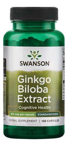 Swanson- Ginkgo Biloba 60 Mg 120capsulas