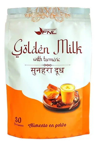 FNL- Golden Milk (leche Dorada) 270g 30 Porciones.