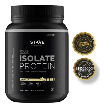 Strive  Nutrition- Proteina Aislada sabor vainilla 735gramos