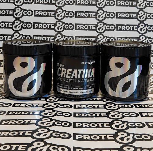 Creatina 100% Monohidratada Prote&co 300g Sabor Natural