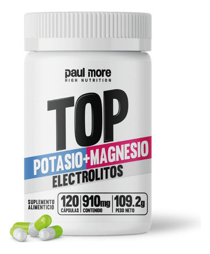 Paul More- Top Potasio + Magnesio Electrolitos 120 Cápsulas