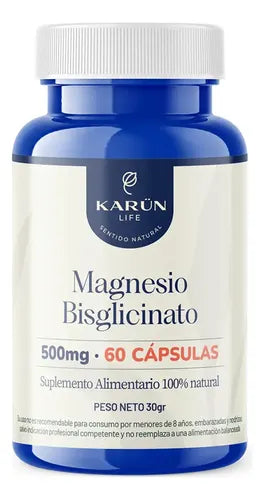 Karun Life- Magnesio Bisglicinato 60 Capsulas
