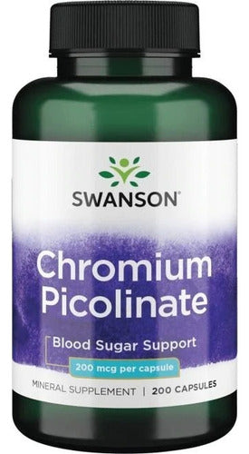 Picolinato De Cromo 200 Caps 200mcg Chromium Picolinate C16