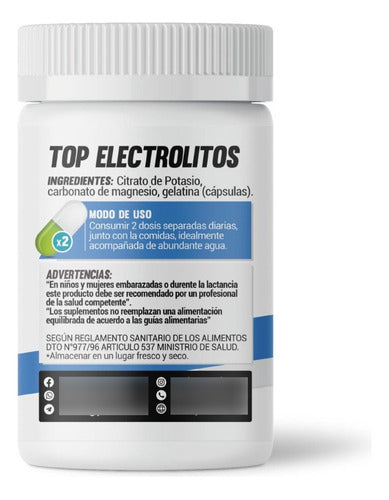 Paul More- Top Potasio + Magnesio Electrolitos 120 Cápsulas