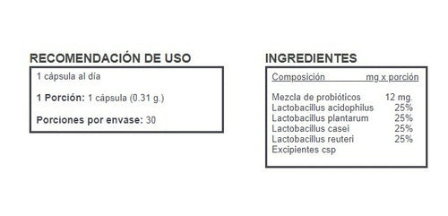 Biotic  5 En Estuche Con 30 Cápsulas