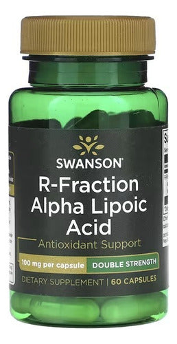 Swanson R Fraction Acido Alfa Lipoico 100mg 60 Caps Sin Sabor