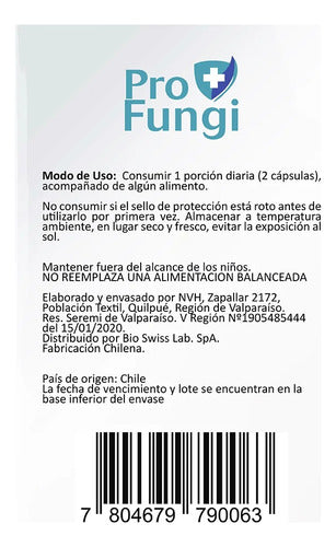 Bio Swiss - Pro Fungi, Mix 7 Hongos. 60 Cap. 