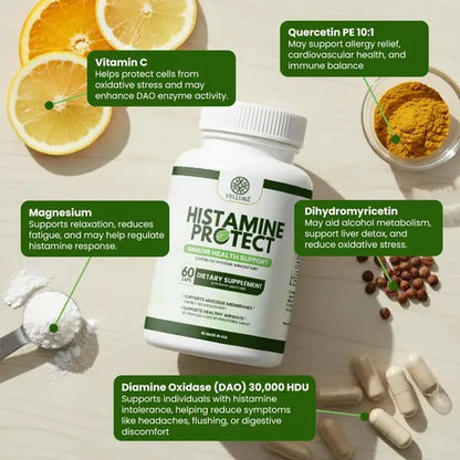 Velluré Histamine Protect Dao 60 Cápsulas Sin Sabor