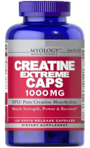 Creatina Monohidratada Pura 1000 Mg 120 Caps Neutro