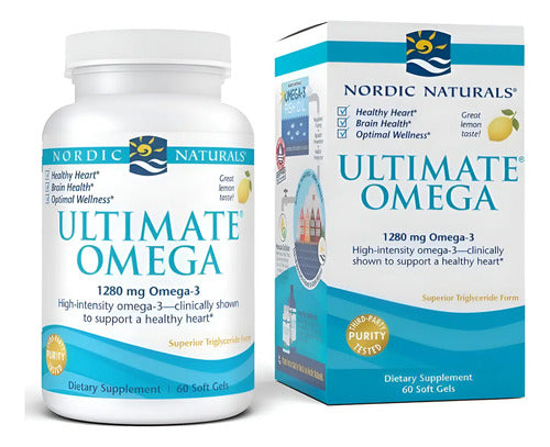 Nordic Naturals - Ultimate Omega 1280 Mg Limón 60 Caps. Limón