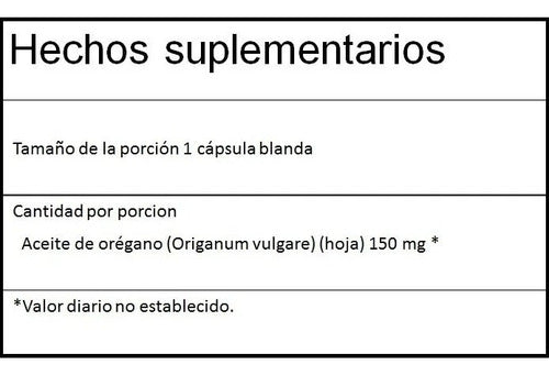 Puritan's Pride - Aceite De Orégano 150mg 90 Caps
