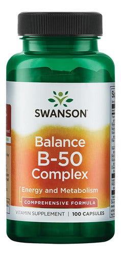 Swanson - Balance B-50 Complex ,100 Caps